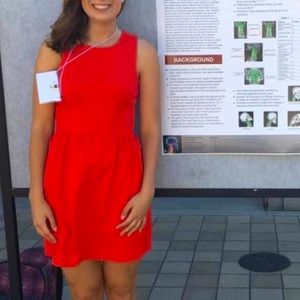 Red Madewell dress size small